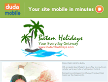 Tablet Screenshot of batamholidays.com